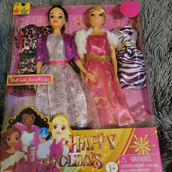 Happy Holidays 2-Doll Pack Set - Picture 3 of 4